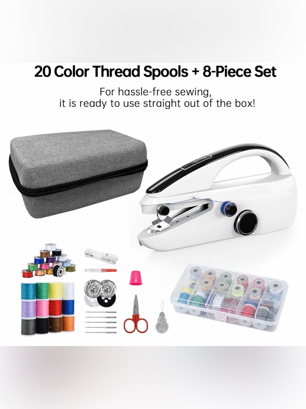 NEW! CrazyBoy Handheld Sewing Machine